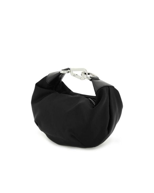 Palm Angels Black Hobo Palm Mini Handbag
