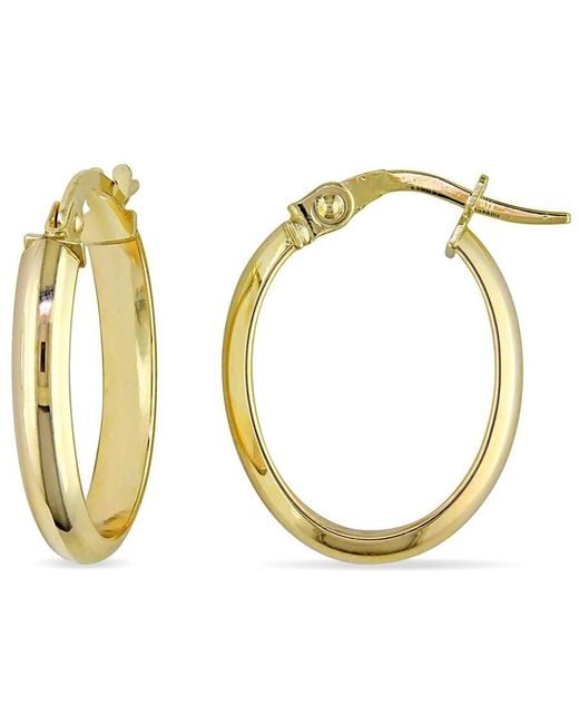 Amour Metallic Hoop Earrings