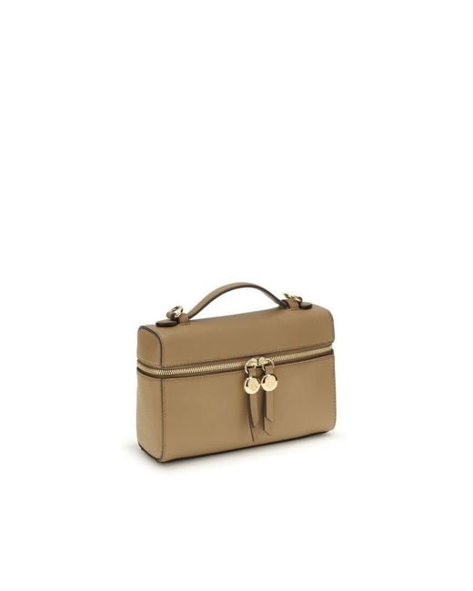 Tory Burch Natural Romy Slim Top Handle Bag