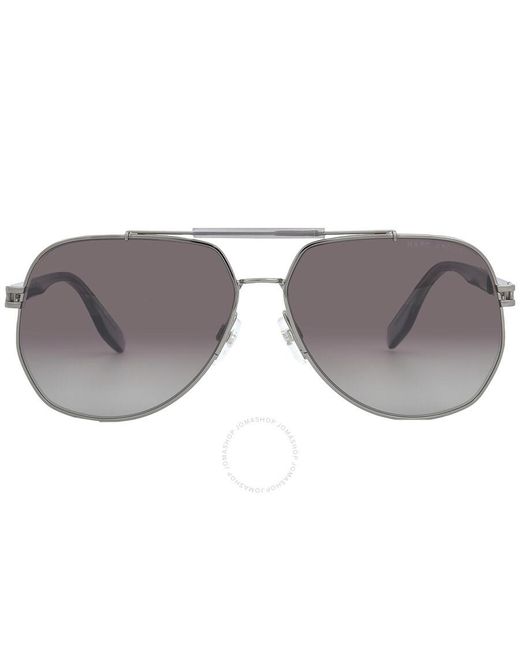 Marc Jacobs Gray Brown Gradient Pilot Sunglasses Marc 673/s 0kb7/ha 61 for men