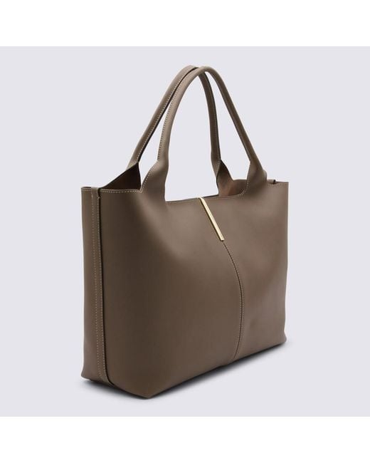 Tod's Brown Leather Top Handle Bag