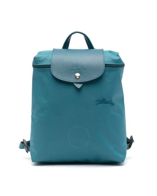 Longchamp Blue Medium Le Pliage Backpack