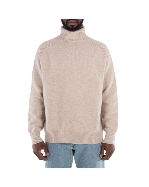 Boss Gray Long Sleeve Wool Sweater for men