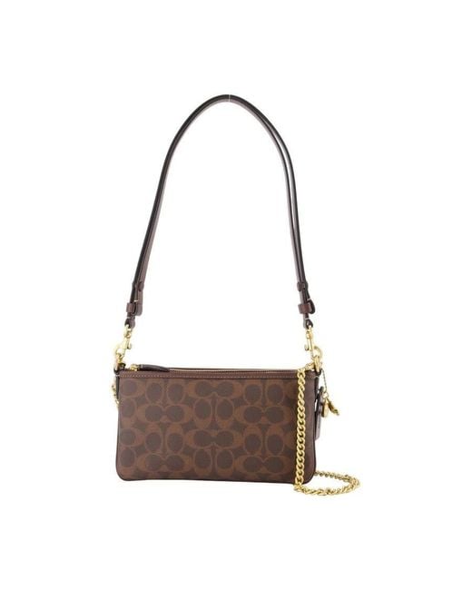 COACH Brown Audrey Shoulder Bag
