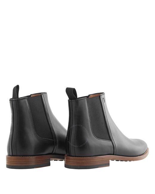 Tod's Gray Beatles Leather Ankle Boots for men