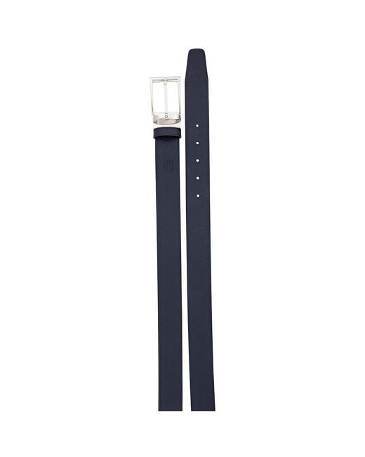 Montblanc Blue Classic Leather Belt for men