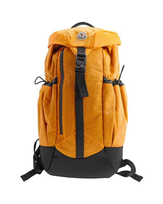 Moncler Orange Travel Jet Rusksack Backpack for men