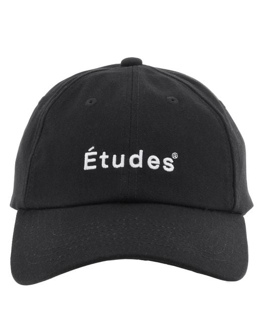 Etudes Studio Black Booster Logo Baseball Cap for men