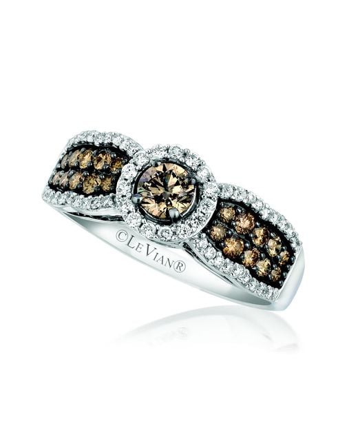 Le Vian Green Chocolatier Ring Chocolate Diamonds, Vanilla Diamonds Set for men