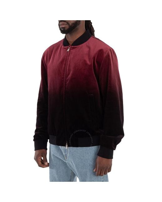 Boss Red Hanry Ombre Velvet Bomber Jacket, Brand Size 50 Us for men