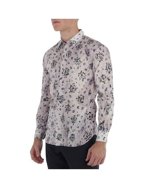 Moschino Multicolor Printed Long-sleeved Shirt for men