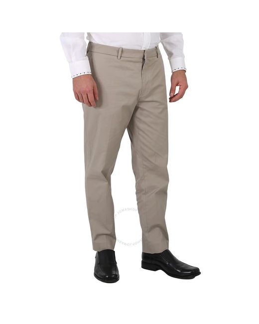 Moncler Natural Cotton Poplin Trousers for men