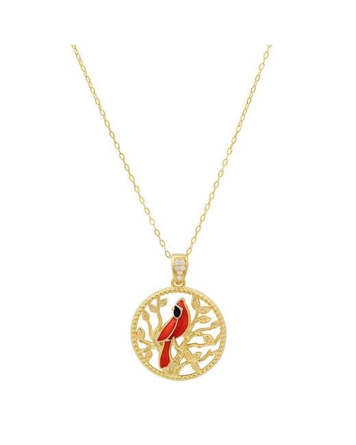 Kylie Harper Metallic 14K Over Cardinal Tree Of Life Pendant
