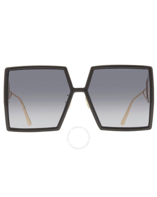 Dior Gray Gradient Grey Square Sunglasses