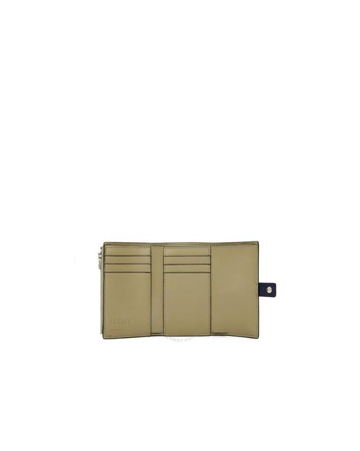 Loewe Blue Vertical Small Calfskin Wallet