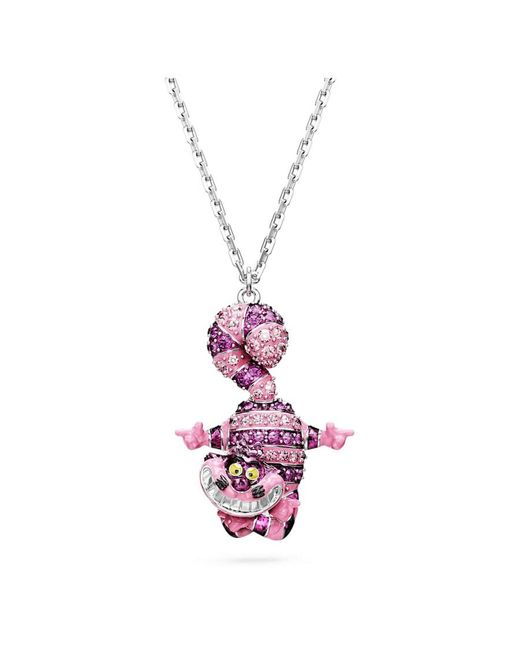 Swarovski Pink Rhodium Plated Alice