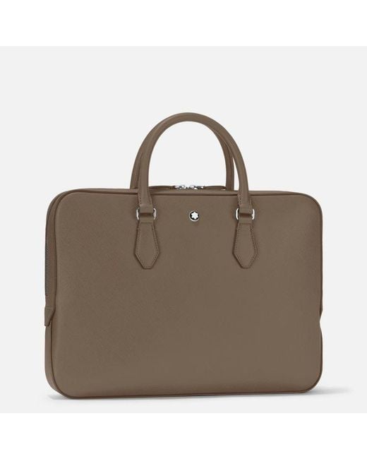 Montblanc Brown Sartorial Thin Document Case for men