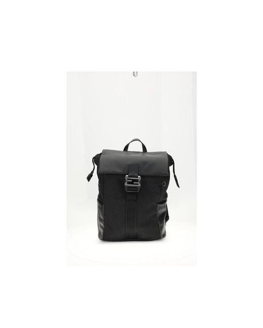 Fendi Black Nylon Flux Backpack