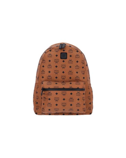 MCM Brown Stark Backpack for men
