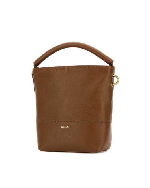 Burberry Brown B Clip Bucket Bag
