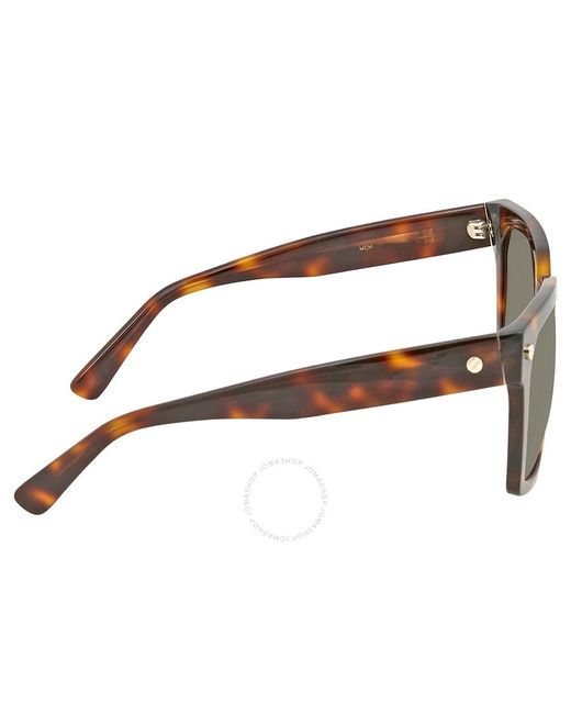 MCM Brown Havana Rectangular Sunglasses 635s 214
