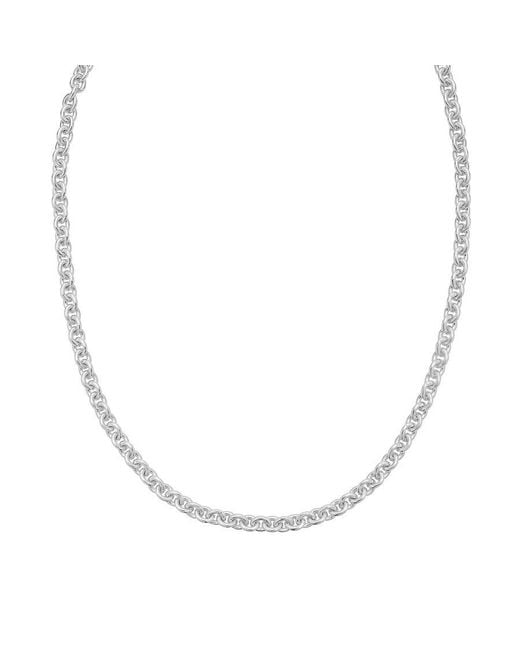 Tresorra Metallic Sterling Rolo Chain Necklace