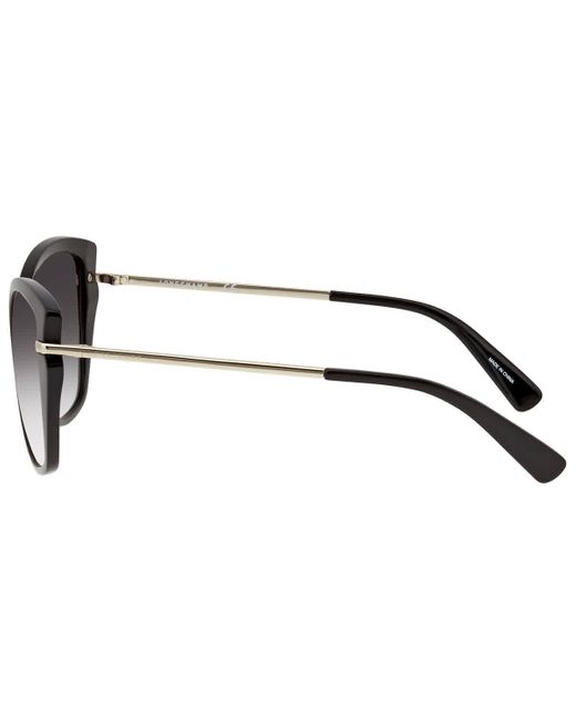 Longchamp Black Grey Gradient Cat Eye Sunglasses Lo627s 001 57