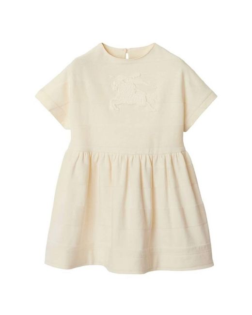 Burberry Natural Toddler Rhonda Ekd Cotton Dress