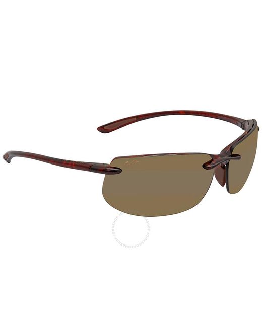 Maui Jim Gray Banyans Hcl Bronze Rectangular Sunglasses H412-10