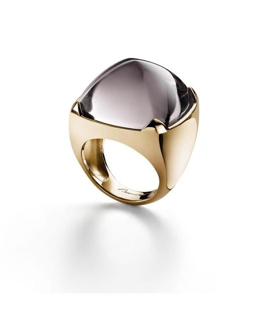 Baccarat Metallic Medicis Vermeil Crystal Ring 2803169