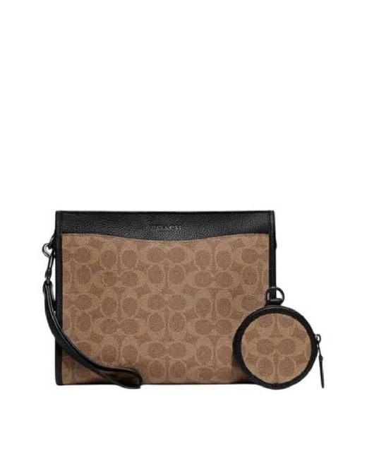 COACH Brown Hitch Convertible Crossbody With Hybrid Pouch for men