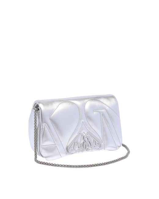 McQueen White Light The Mini Seal Bag