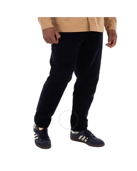 Tommy Hilfiger Blue Corduroy Harlem Tapered Chinos for men