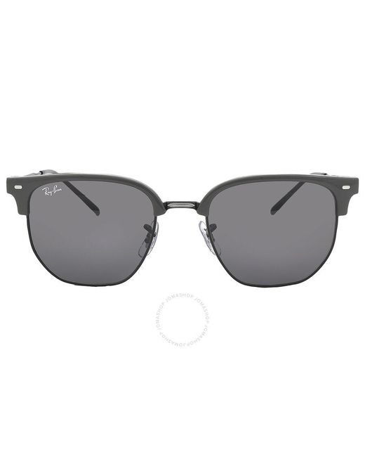 Ray-Ban New Clubmaster Dark Gray Irregular Sunglasses Rb4416 6653b1 53