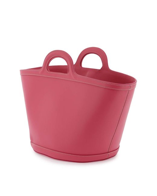 Marni Pink Leather Small Tropicalia Bucket Bag