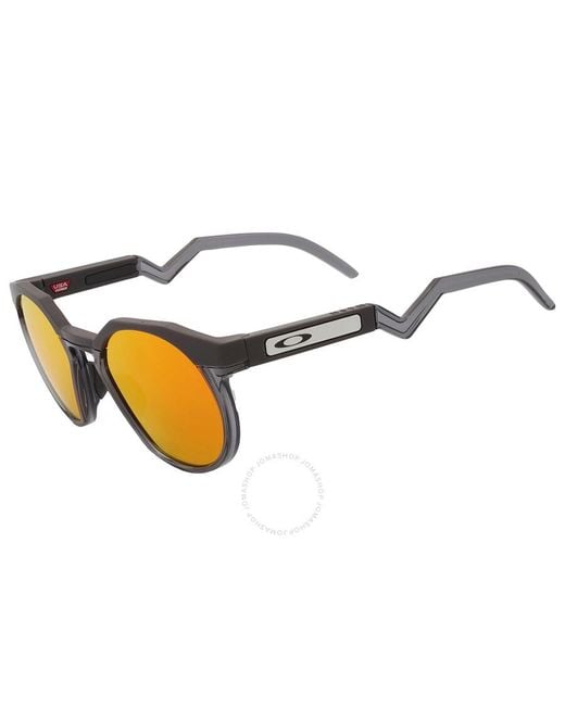 Oakley Brown Hstn Prizm Ruby Oval Sunglasses Oo9242 924202 52 for men