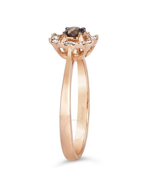 Le Vian Pink Chocolate Diamond Ring Set
