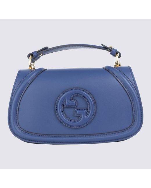 Gucci Blue Leather Blondie Shoulder Bag