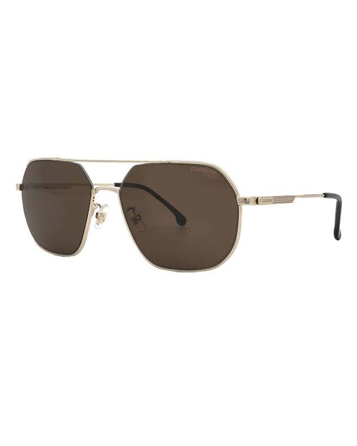 Carrera Metallic Brown Pilot Sunglasses 1035/gs 0j5g/70 58