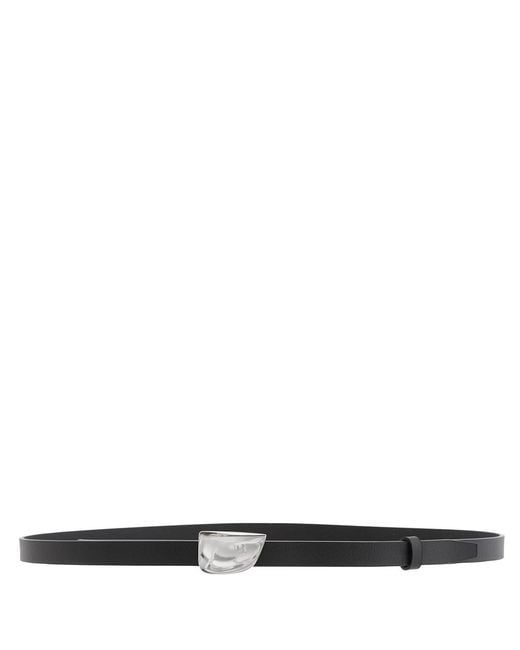 Burberry Black Signature Shield Leather Belt