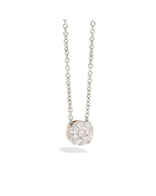 Pomellato Metallic Nudo Necklace With Diamonds for men