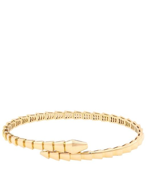 BVLGARI Metallic Serpenti Viper One-Coil 18 Kt Bracelet