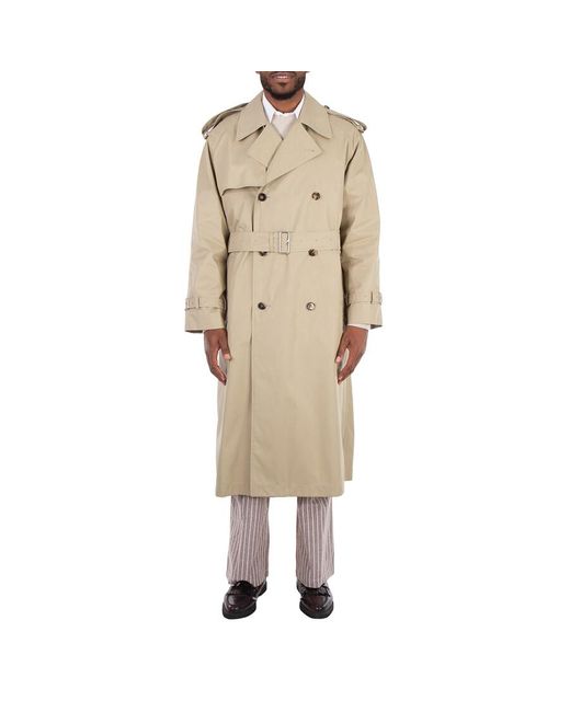 Burberry Castleford Trench Coat, Brand Size 50 (Us in Natural for