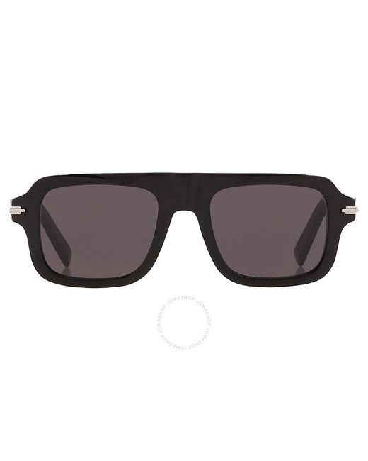 Dior Grey Navigator Sunglasses Blacksuit N2i Dm40060i 01a 52 for men