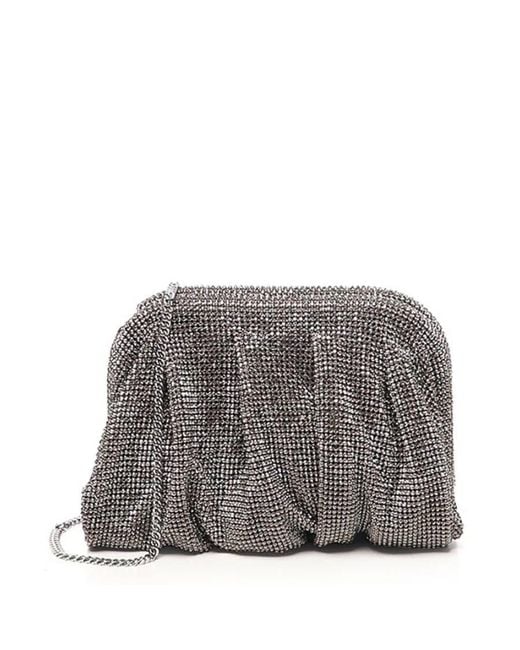 Benedetta Bruzziches Gray Venus La Petite Clutch