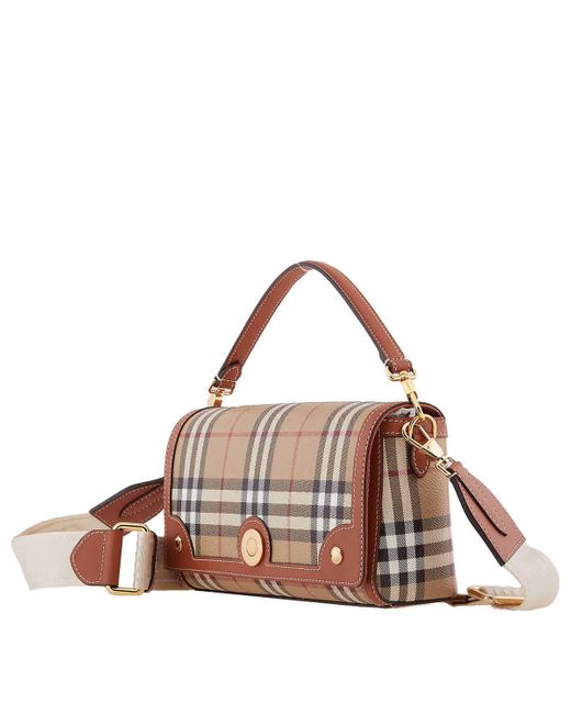 Burberry Brown Check-pattern Top H