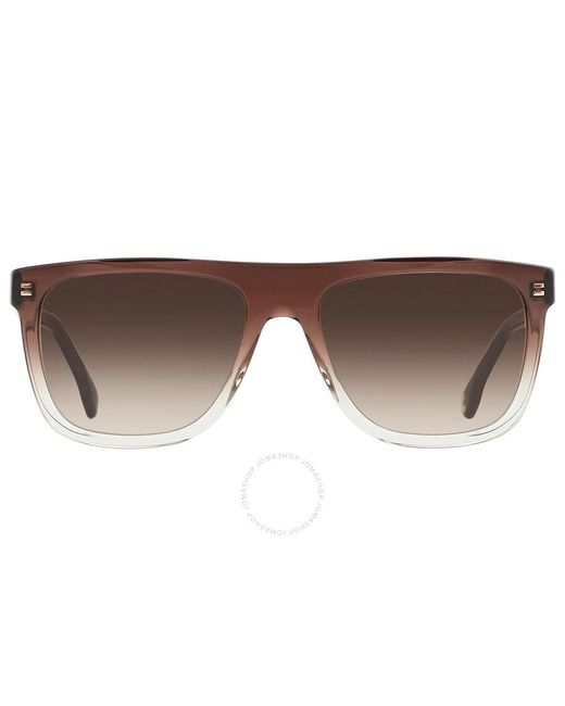 Carrera Brown Gradient Browline Sunglasses 267/s 00my/ha 56 for men