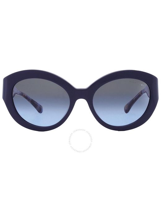 Michael Kors Brussels Grey Blue Gradient Cat Eye Sunglasses Mk2204u 39488f 54