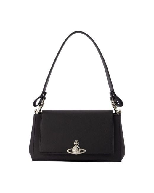 Vivienne Westwood Black Hazel Shoulder Bag
