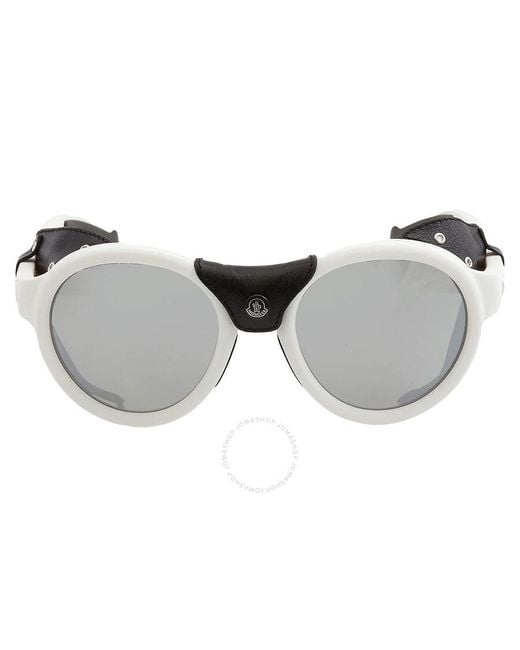 Moncler Gray Round Sunglasses Ml0046 21c 52